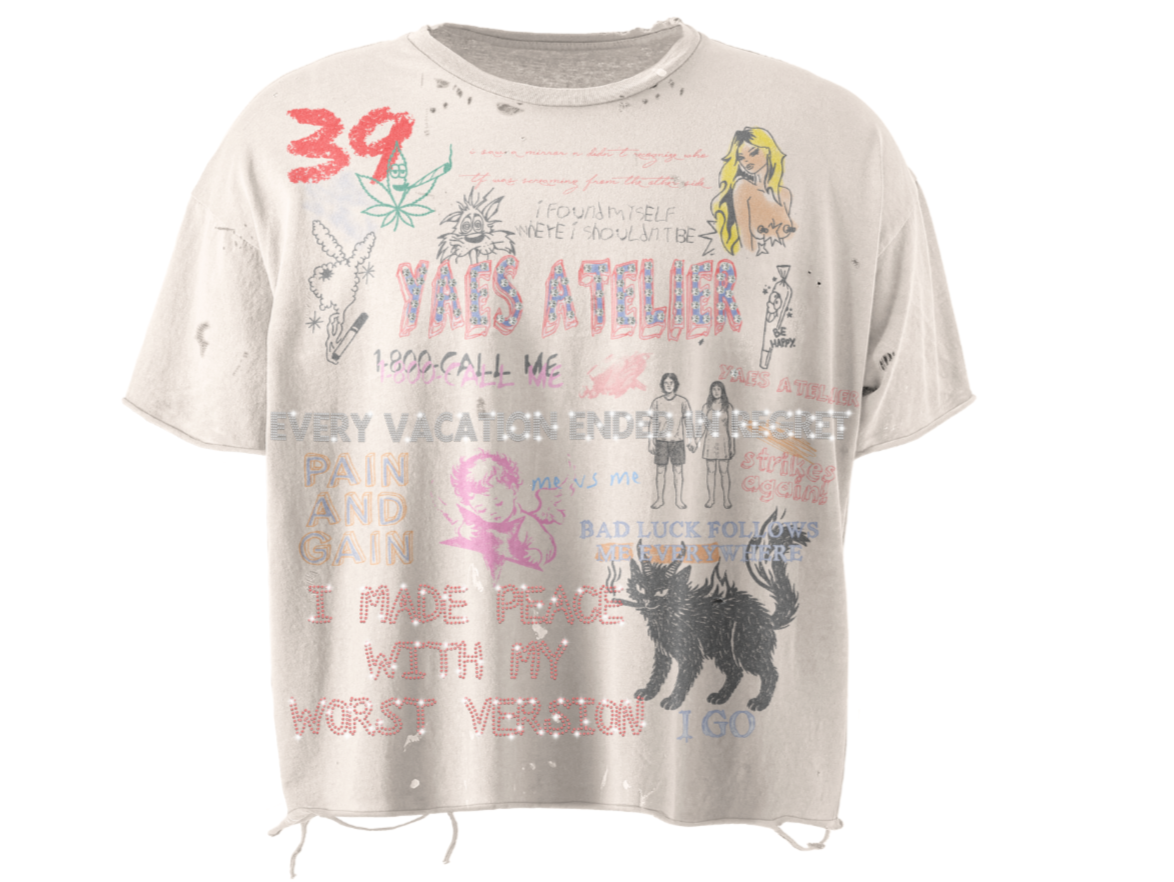 Tattoo Tea Shirt, White