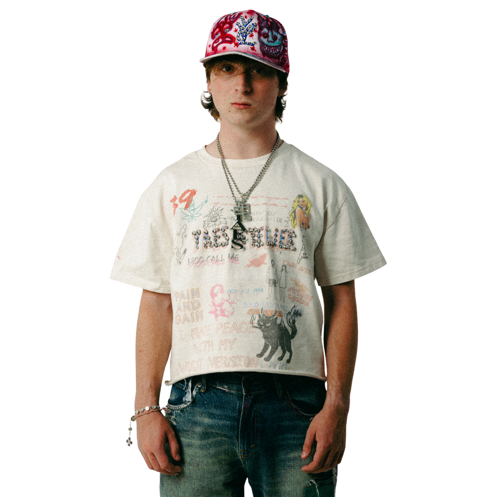 Tattoo Tea Shirt, White