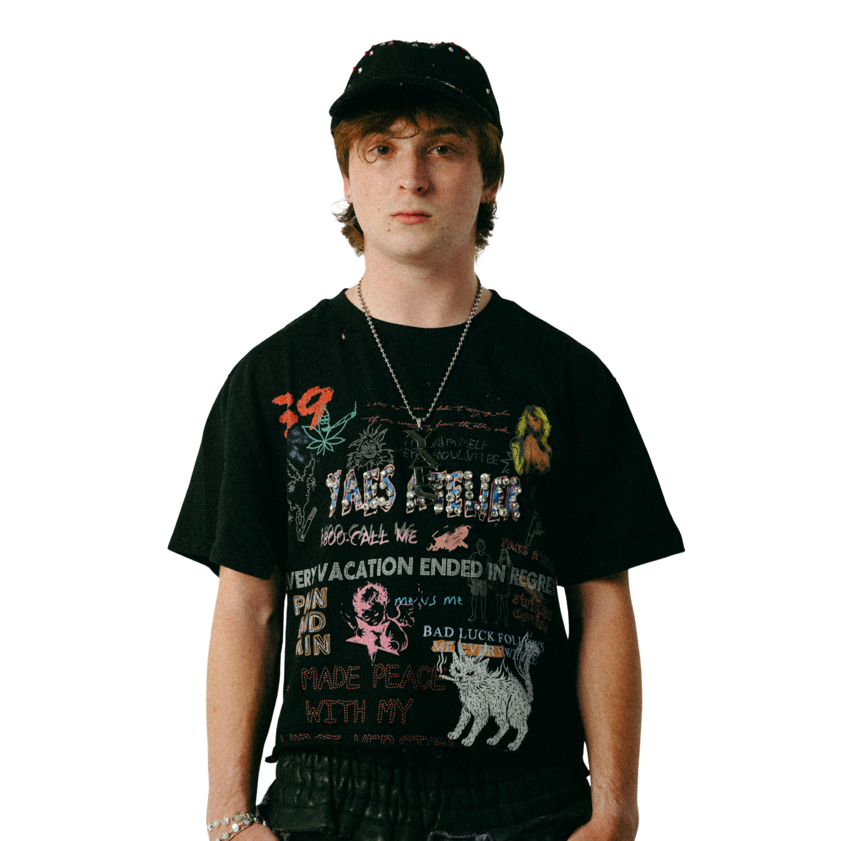 Tattoo Tea Shirt, Black