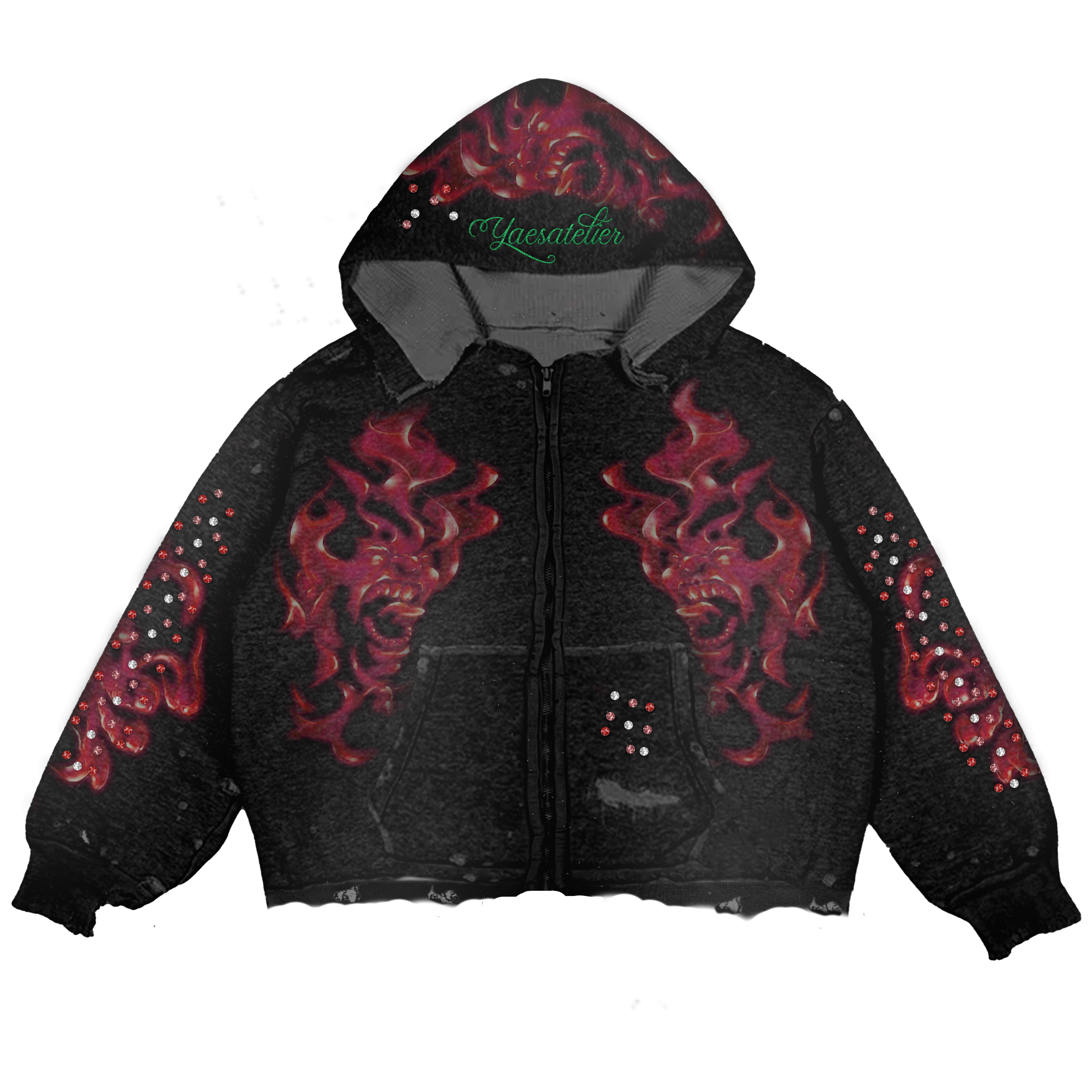 Flame boy Zip up